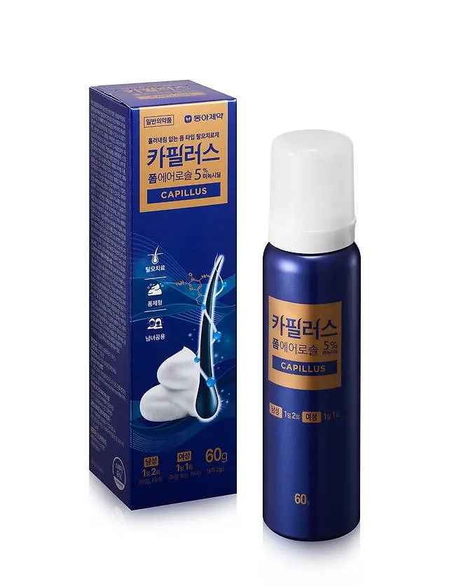 카필러스 폼 에어로솔 5% 미녹시딜 60g